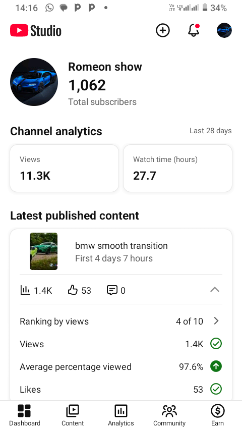 YouTube channel